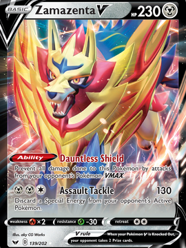 Zamazenta V (139/202) [Sword & Shield: Base Set]