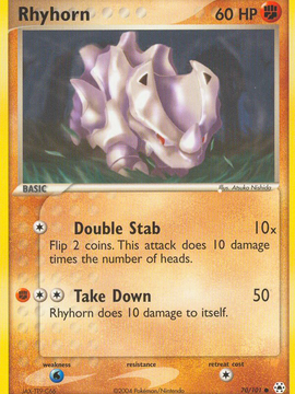 Rhyhorn (70/101) [EX: Hidden Legends]