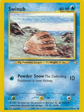 Swinub (79/111) [Neo Genesis Unlimited]