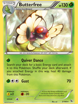 Butterfree (3/106) [XY: Flashfire]