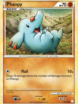 Phanpy (77/123) [HeartGold & SoulSilver: Base Set]