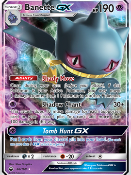 Banette GX (66/168) [Sun & Moon: Celestial Storm]