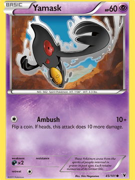 Yamask (45/101) [Black & White: Noble Victories]