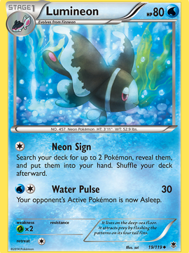 Lumineon (19/119) [XY: Phantom Forces]