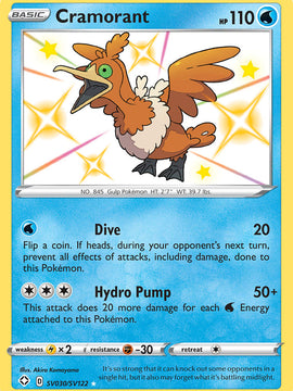 Cramorant (SV030) [Shiny Vault] Holofoil