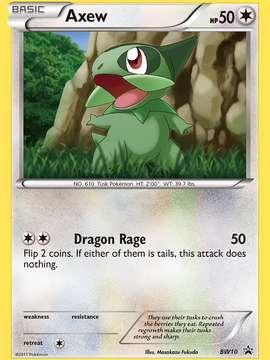 Axew (BW10) [Black & White: Black Star Promos]