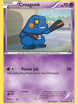 Croagunk (65/149) [Black & White: Boundaries Crossed]