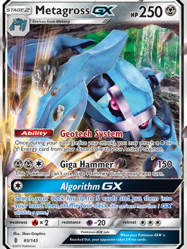 Metagross GX (85/145) [Sun & Moon: Guardians Rising]