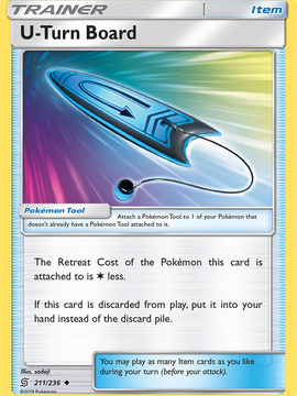 U-Turn Board (211/236) [Sun & Moon: Unified Minds]