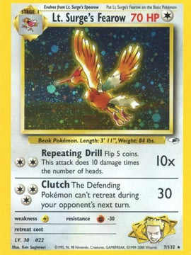 Lt. Surge's Fearow (7/132) [Gym Heroes Unlimited]