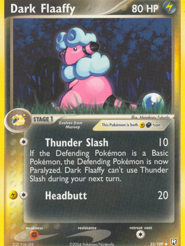 Dark Flaaffy (33/109) [EX: Team Rocket Returns]