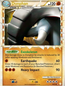 Donphan (107/123) [HeartGold & SoulSilver: Base Set]
