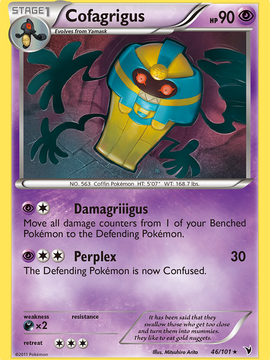 Cofagrigus (46/101) [Black & White: Noble Victories]