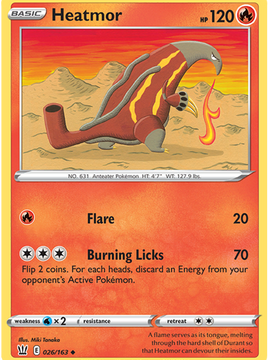 Heatmor (026/163) [Sword & Shield: Battle Styles]