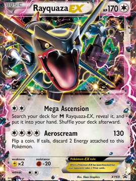 Rayquaza EX (XY69) (Shiny) [XY: Black Star Promos]