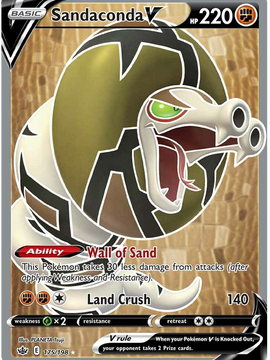 Sandaconda V (175/198) [Sword & Shield: Chilling Reign]