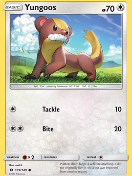 Yungoos (109/149) [Sun & Moon: Base Set]