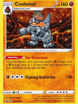 Coalossal (SWSH054) [Sword & Shield: Black Star Promos]