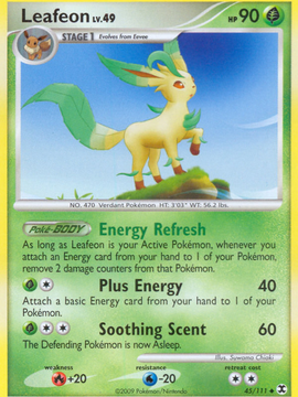 Leafeon (45/111) [Platinum: Rising Rivals]