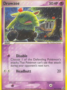 Drowzee (67/113) [EX: Delta Species]