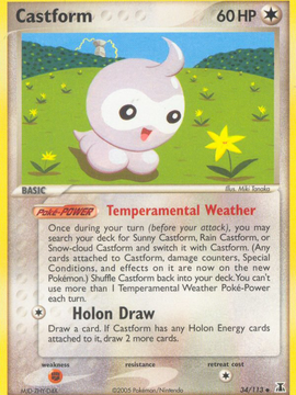 Castform (34/113) [EX: Delta Species]