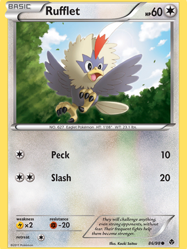 Rufflet (86/98) [Black & White: Emerging Powers]