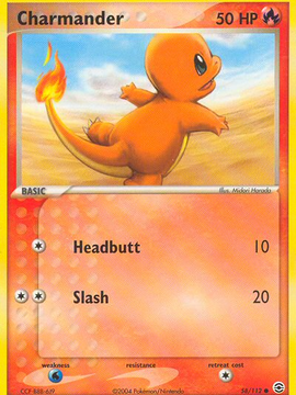 Charmander (58/112) [EX: FireRed & LeafGreen]