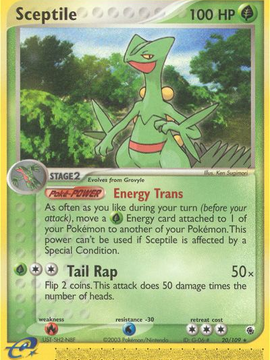Sceptile (20/109) [EX: Ruby & Sapphire]