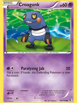 Croagunk (64/149) [Black & White: Boundaries Crossed]
