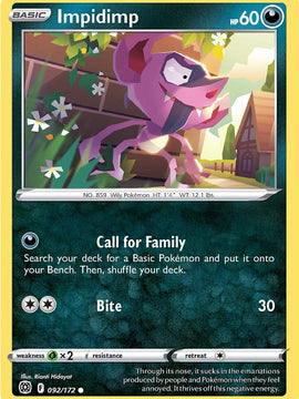 Impidimp (092/172) [Sword & Shield: Brilliant Stars]