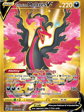 Galarian Moltres V (183/172) [Sword & Shield: Brilliant Stars]