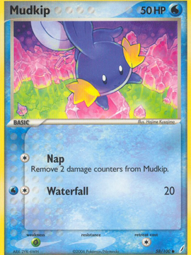 Mudkip (58/100) [EX: Crystal Guardians]