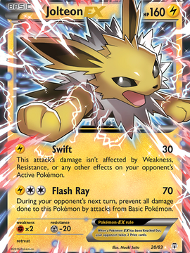 Jolteon EX (28/83) [XY: Generations]