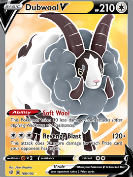 Dubwool V (188/192) [Sword & Shield: Rebel Clash]