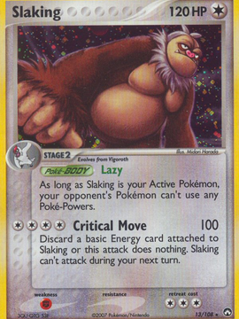 Slaking (13/108) [EX: Power Keepers]