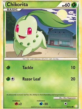 Chikorita (59/123) [HeartGold & SoulSilver: Base Set]