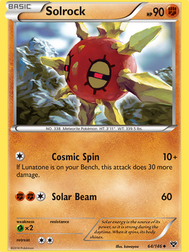 Solrock (64/146) [XY: Base Set]