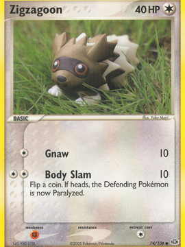 Zigzagoon (74/106) [EX: Emerald]