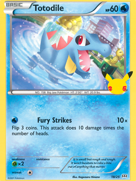 Totodile (18/25) [McDonald's 25th Anniversary]