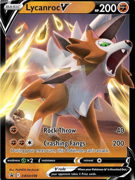 Lycanroc V (SWSH199) [Sword & Shield: Black Star Promos]