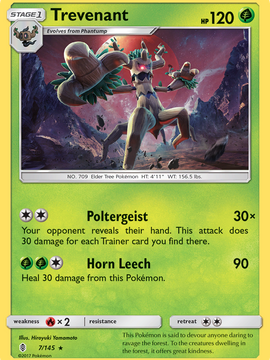 Trevenant (7/145) [Sun & Moon: Guardians Rising]