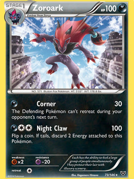 Zoroark (73/146) (Cosmos Holo) (Blister Exclusive) [XY: Base Set]