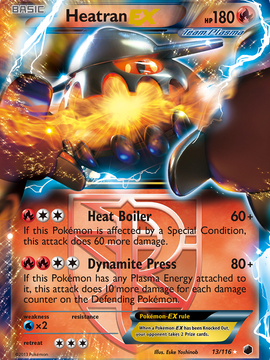 Heatran EX (13/116) [Black & White: Plasma Freeze]