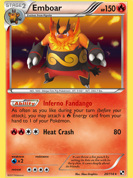 Emboar (20/114) [Black & White: Base Set]
