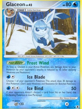 Glaceon (41/111) [Platinum: Rising Rivals]