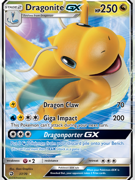 Dragonite GX (37/70) [Sun & Moon: Dragon Majesty]