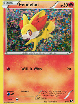 Fennekin (3/12) [McDonald's Promos: 2014 Collection]