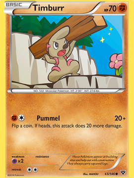 Timburr (65/146) [XY: Base Set]