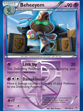 Beheeyem (70/135) [Black & White: Plasma Storm]