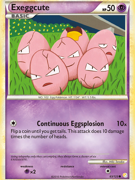Exeggcute (63/123) [HeartGold & SoulSilver: Base Set]